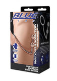 Blue Line 2 Bead Stainless Steel Anal Hook & Cock Ring