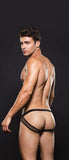 Envy Modern Fishnet Open Back Brief Black S/m