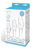 Glas Helmet Head Anal Training Kit - Set Of 3