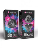 Mystim Hearts Desire Estim Layon Vibrator - Black