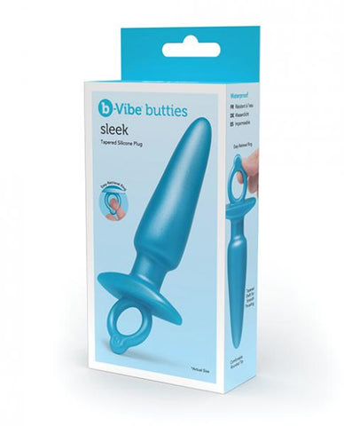 B-vibe Butties Sleek Tapered Silicone Plug