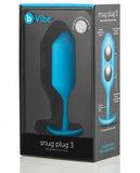 b-Vibe Weighted Snug Plug 3 - 180 g Teal