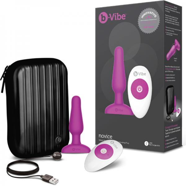 B-Vibe Novice Plug - Fuchsia