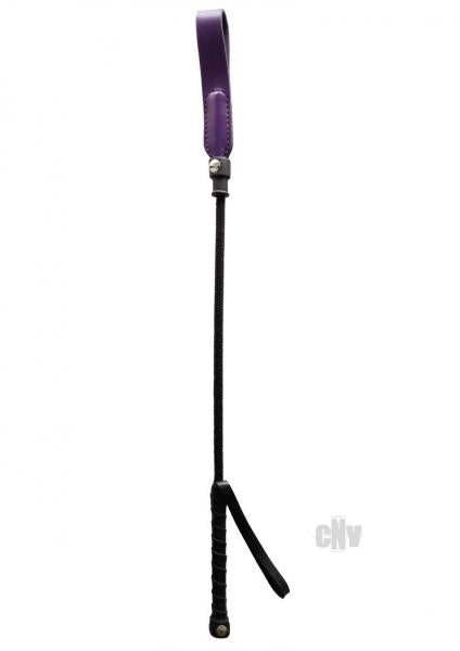 Short Riding Crop Slim Tip (20) -PURPLE
