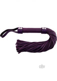Rouge H-Style Leather Flogger Purple
