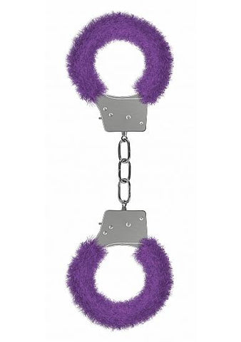 Ouch Beginner's Handcuffs Furry - Purple