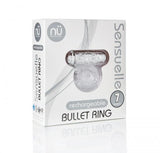 Nu Sensuelle Bullet Ring Cockring 7 Function - Clear