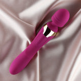 Mila Medium Wand Vibrator Burgundy