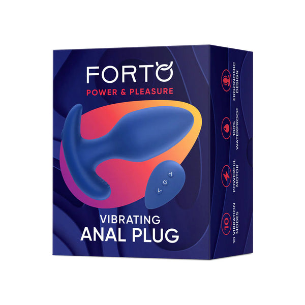 Vibrating Anal Plug Blue