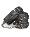 Easy Toys Collar & Wrist Restraint Set Black