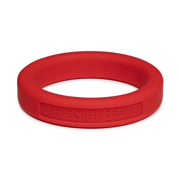Classic 1.75 (44 mm) Silicone Med. Stretch Penis Ring Red