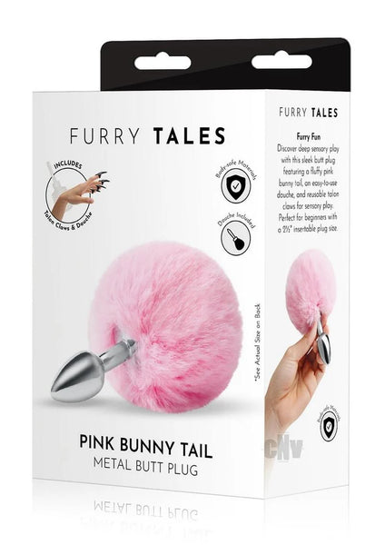 Whipsmart Fluffy Bunny Tail 2.5 Pnk