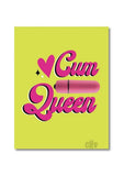 Naughtyvibe Cum Queen Greet Card
