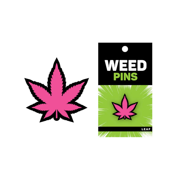 Pink Leaf Pin