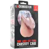 Lockmaster 3.5" Side Lock See Thru Chastity Cage