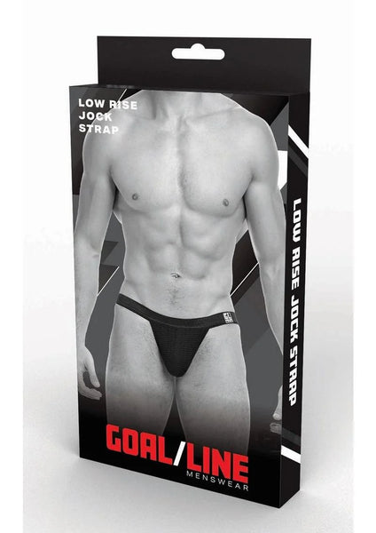 Goal Line Low Rise Jockstrap S/m Blk
