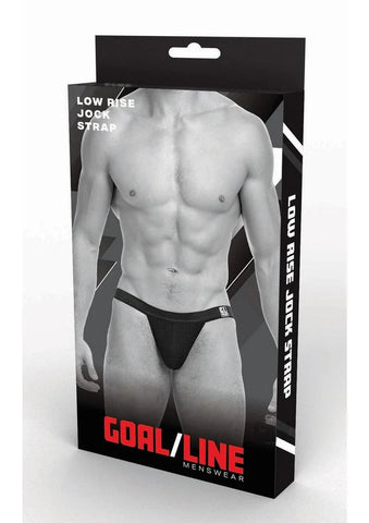 Goal Line Low Rise Jockstrap S/m Blk