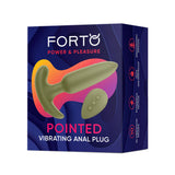 Pointed Vibrating Plug Green