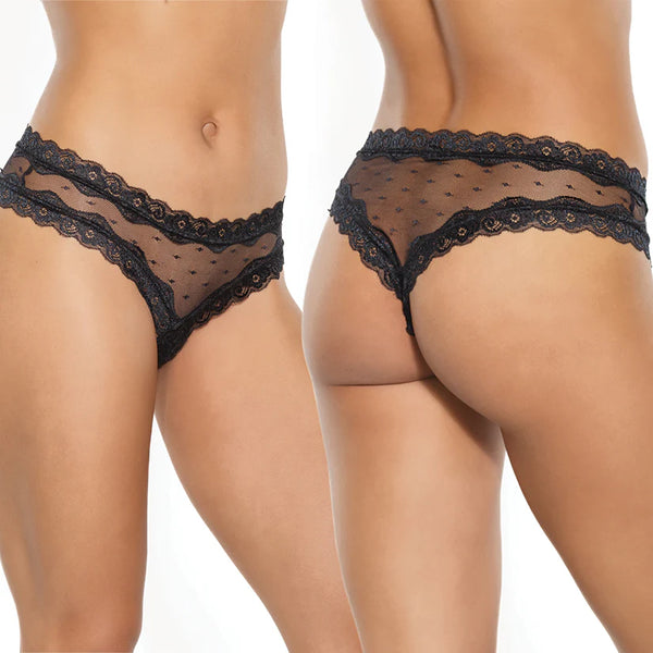 Coquette Panty-Black O/S