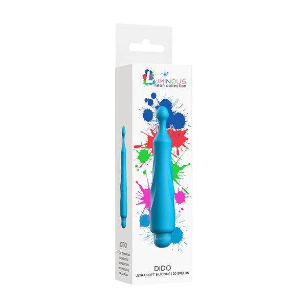 Luminous Dido Abs Bullet With Silicone Sleeve 10-Speeds Turquoise