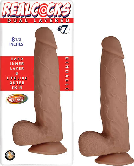 Realcocks Dual Layered #7 8.5in Brown