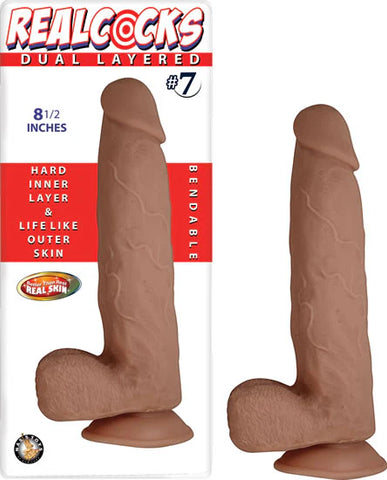 Realcocks Dual Layered #7 8.5in Brown