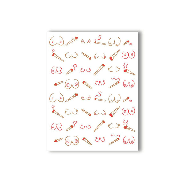 Doobies & Boobies Naughtykard