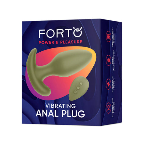 Vibrating Anal Plug Green