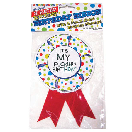 X-Rated Birthday Party Award Ribbon