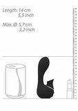 Irresistible Mythical Black Clitoral G-Spot Vibrator