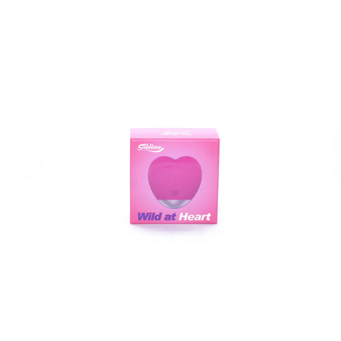 Sublime Wild At Heart Silicone External Heart Shaped Vibe Pink