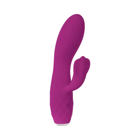 Evolved Glimmer 7 Function Dual Motors Rechargeable Silicone Waterproof Purple