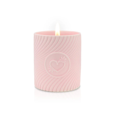 HighOnLove Pink Massage Candle - Lychee Martini