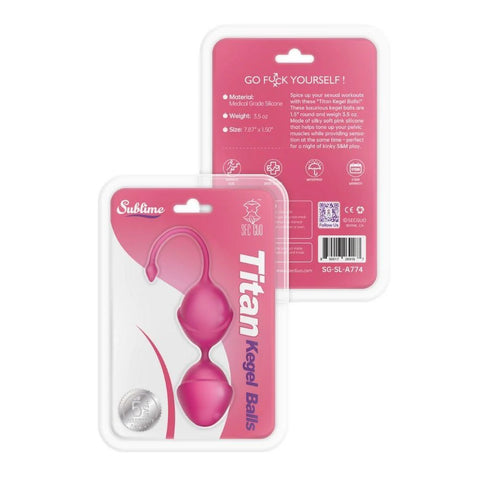 Sublime Titan Kegel Balls Pink