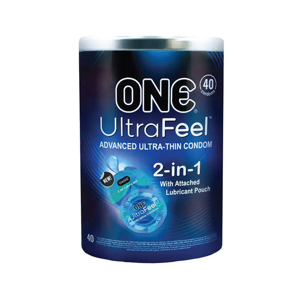 One Ultra Feel Condom 40 Pack Bowl