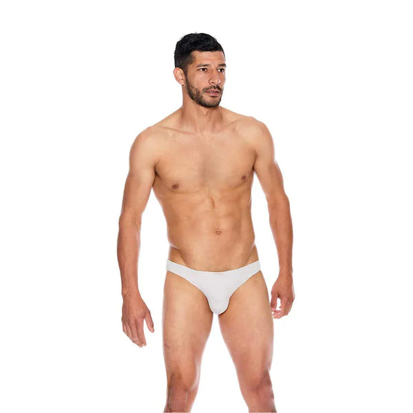 Men's Microfiber Open Back Underwear Grey L/Xl