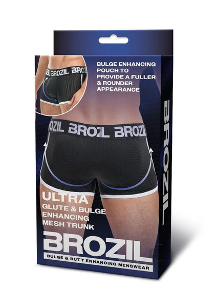 Brozil Mesh Boxer S/m Blk
