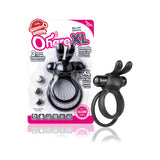 Ohare XL Vibrating Rabbit Double Ring Black