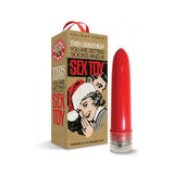 Naughty List Gift Socks And A Sex Toy 4 In. Multi-speed Vibe With Storage Bag
