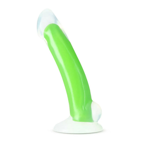 Neo Elite - Glow-in-the-dark Omnia - 7-inch Silicone Dual-density Dildo - Neon Green