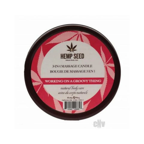 Earthly Body Summer 2024 3 In 1 Massage Candle - 6 Oz Working On A Groovy Thing