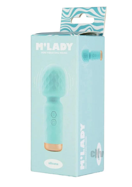 Mlady Mini Vibrating Wand Teal