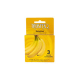 Trustex Flavored Lubricated Condoms - 3 Pack - Banana