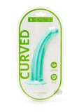 Myu Curved Silicone Dildo 7 Aqua