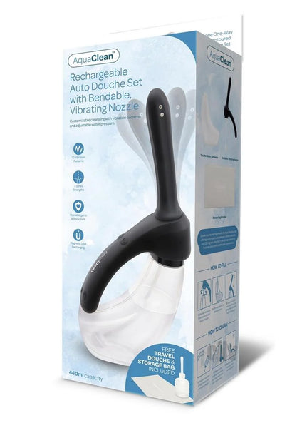 Ultraclean Rechargeable Auto Douche Blk