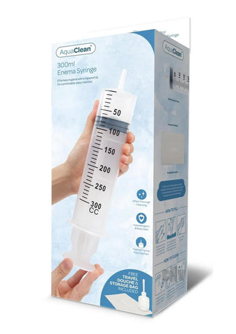 Ultraclean 300cc Enema Syringe Clear