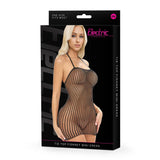 Electric Lingerie Tie Top Fishnet Mini Dress O/S