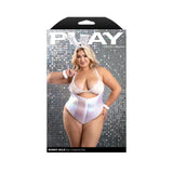 Fantasy Lingerie Bunny Hills 5-Piece Bunny Costume Set White XL/2XL