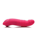 Curve Toys Gossip Blasters 7X Thrusting Silicone Vibrator - Magenta