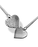 Nixie Flaming Heart Riding Crop - Silver